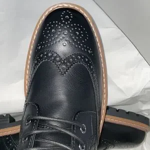 Mens Black Sawyer Faux Leather Boots Club Room Men main image 4